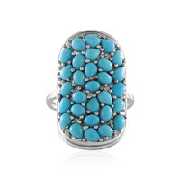 Anello in argento con Turchese Sleeping Beauty (Faszination Türkis)