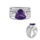 Anello in argento con Ametista Siberiana