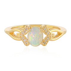 Anello in argento con Opale di Welo