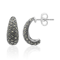 Orecchini in argento con Marcassite