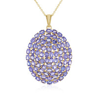 Collana in argento con Tanzanite