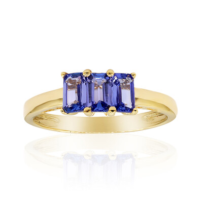 Anello in oro con Tanzanite AAA