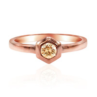 Anello in oro con Diamante Rose de France SI1 di Argyle