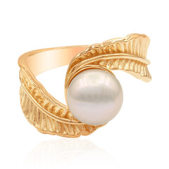 Anello in argento con Perla di Acqua Dolce (TPC)