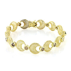 Bracciale in oro con Diamante Champagne I2 (Ornaments by de Melo)