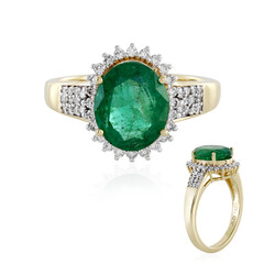 Anello in oro con Smeraldo Zambia AAA (D'vyere)