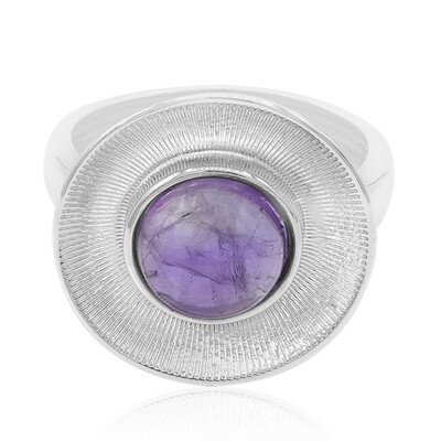 Anello in argento con Ametista (MONOSONO COLLECTION)