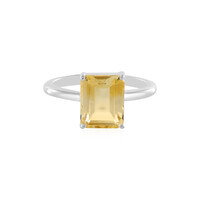Anello in argento con Citrino Bicolore