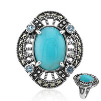 Anello in argento con Amazzonite (Annette classic)