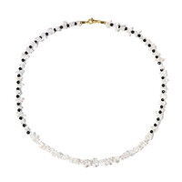 Collana in argento con Quarzo Bianco