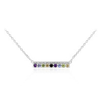 Collana in argento con Peridoto della Birmania