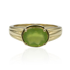 Anello in oro con Opale Verde Brasiliano (Tenner Diniz)