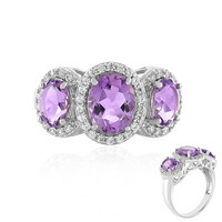 Anello in argento con Quarzo Azur