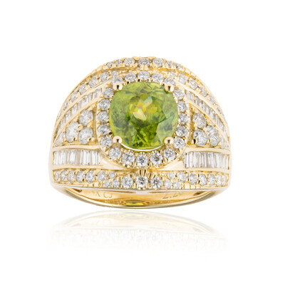 Anello in oro con Sfene (CIRARI)