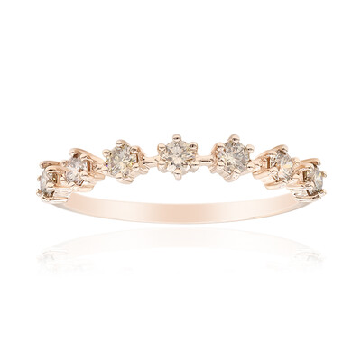 Anello in oro con Diamante Rose de France SI1 di Argyle (Annette)