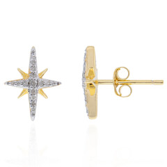 Orecchini in argento con Diamante I3 (I)