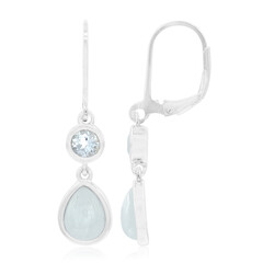 Orecchini in argento con Acquamarina