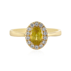 Anello in oro con Sfene