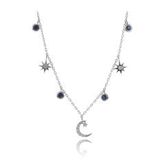 Collana in oro con Zaffiro Ceylon (CIRARI)