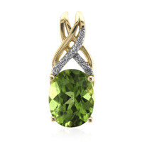 Ciondolo in oro con Peridoto Wagogo