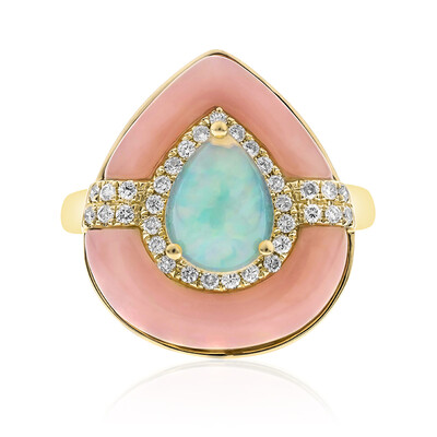 Anello in oro con Opale di Welo AAA (CIRARI)