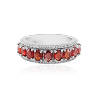 Anello in argento con Rubino Tanzania