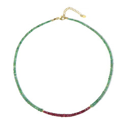 Collana in argento con Smeraldo Brasiliano