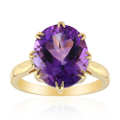 Anello in oro con Ametista del Marocco