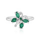 Anello in argento con Onice Verde