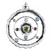 Ciondolo in argento con Peridoto