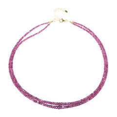 Collana in argento con Rubino Tanzania
