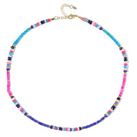 Collana in argento con Opale Blu dell'Etiopia