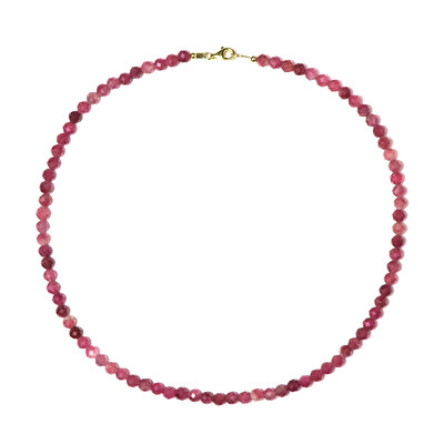 Collana in argento con Tormalina Rosa Nigeriana