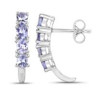 Orecchini in argento con Tanzanite