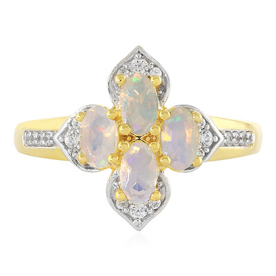 Anello in argento con Opale di Welo