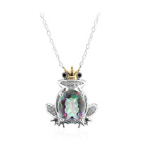 Collana in argento con Quarzo Mistico
