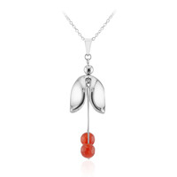 Collana in argento con Agata Rossa