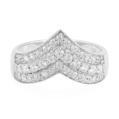 Anello in argento con Zircone