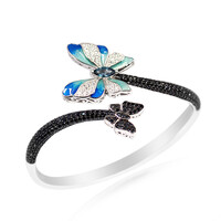 Bracciale in argento con Topazio Blu Londra (Dallas Prince Designs)