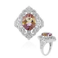 Anello in argento con Ametrina
