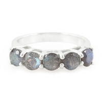 Anello in argento con Spectrolite