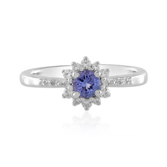 Anello in argento con Tanzanite