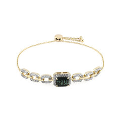 Bracciale in oro con Tormalina Verde Nigeriana (Remy Rotenier)