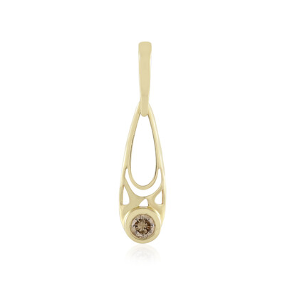 Ciondolo in oro con Diamante Champagne I2 (Ornaments by de Melo)