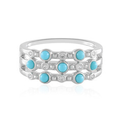 Anello in argento con Turchese Sleeping Beauty