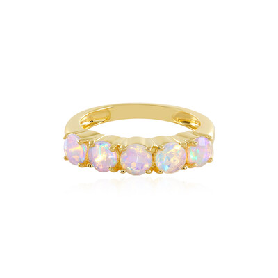 Anello in argento con Opale di Welo