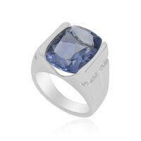 Anello da uomo in argento con Fluorite Cangiante