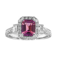 Anello in oro con Zaffiro Rosa (CIRARI)