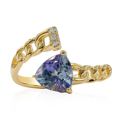 Anello in oro con Tanzanite (non riscaldata) (CIRARI)