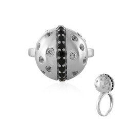 Anello in argento con Spinello Nero